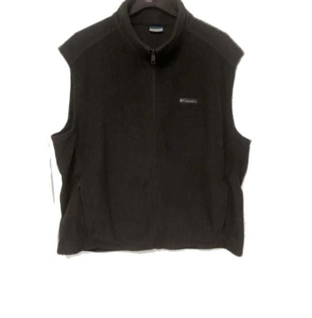 Columbia Sportswear Full Zip Fleece Vest Black XXL